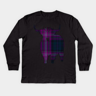 Scottish cow Kids Long Sleeve T-Shirt